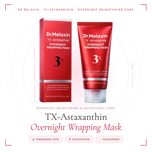 Dr. Melaxin Overnight Wrapping Peel-Off Mask – TXA Astaxanthin Brightening Treatment
